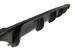 Difuzor Bara Evacuare Dubla Spate cu Tobe Ornamente Carbon Fiber Mat BMW Seria 3 F30 F31 (2011-up) M Performance Design Performance AutoTuning