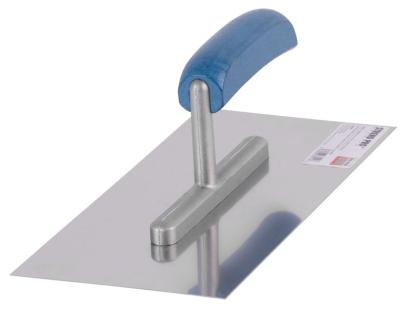 Gletieră Strend Pro Premium BlueWood, inox, mâner din lemn, 270x130 mm, dreaptă, 0,7 mm