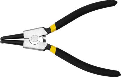 Cleste pentru inele de siguranta (Seeger) Strend Pro P0182D 180 mm, varf indoit