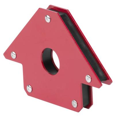 Colțar magnetic pentru sudură Strend Pro QJ6003, 5", cu orificiu, max. 30 kg