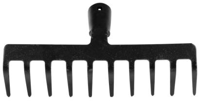 Grebla de gradina Strend Pro Premium R-606, 10 dinti, forjata, fara coada