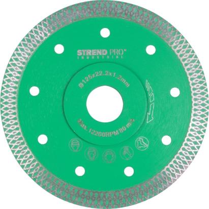 Disc diamantat Strend Pro Industrial 125x22.2x1.2 mm, ultra subțire