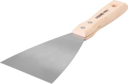 Spaclă inox Strend Pro Premium S295, 100x1,2 mm, mâner din lemn de fag