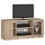 Comoda TV cu 2 usi si o polita, PAL laminat 16 mm, 120x40x55 cm, stejar sonoma Household NewTrend