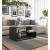 Masuta de cafea, PAL laminat, 90x51x45 cm, gri grafit Household NewTrend
