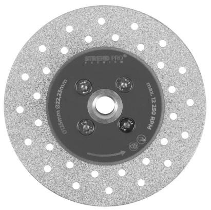 Disc diamantat Strend Pro Premium, 125 mm, M14, pentru taiere si slefuire, dublu (fata-verso)