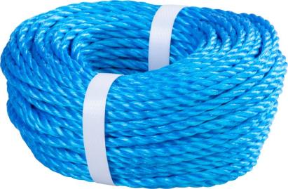 Franghie PP rasucita Strend Pro Premium, 4 mm, albastra, 30 m