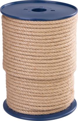 Franghie din iuta naturala Strend Pro Premium, rasucita, 8 mm, 100 m