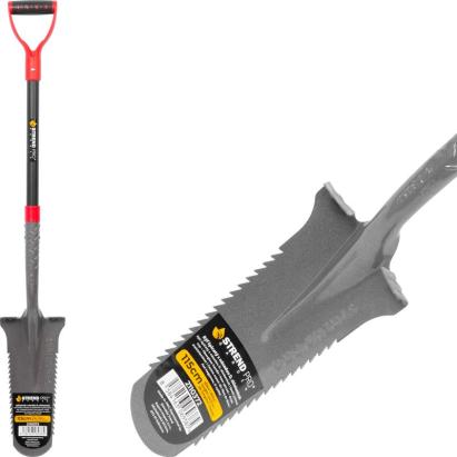 Ranga de drenaj Strend Pro Garden ErgoBULL, cu coada din fibra de sticla si maner D, 1150 mm