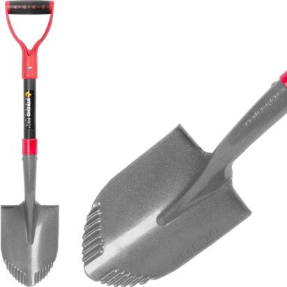 Lopată drenaj Strend Pro Garden ErgoBULL MINI, mâner din fibră de sticlă (D), 700 mm