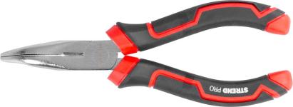 Cleste cu varf lung curbat Strend Pro Premium ComfortGrip DL413, 160 mm