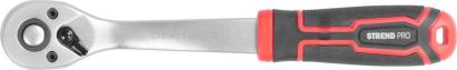 Cheie cu clichet Strend Pro Premium ComfortGrip DL300, 3/8", cu levier, 205 mm, 72 dinti