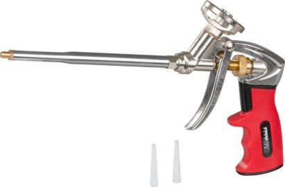 Pistol Strend Pro JWF-F101A pentru aplicare spumă poliuretanică (PUR), aluminiu cromat, 190 mm