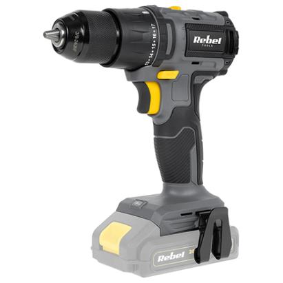 Masina de gaurti/insurubat Rebel, fara acumulator, pana la 1600 rpm, Motor fara perii, Doua trepte de viteza, lumina de lucru - RB-1004 SafetyGuard Surveillance