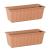 Jardiniera pentru flori cu sistem irigatie, maro, set 2 buc, 11 L, 60x18x14 cm GartenVIP DiyLine