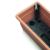 Jardiniera pentru flori cu sistem irigatie, maro, set 2 buc, 11 L, 60x18x14 cm GartenVIP DiyLine