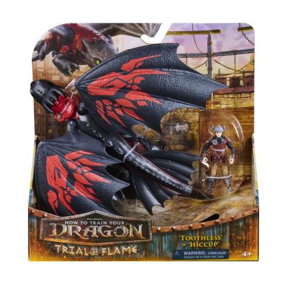 CUM SA ITI DRESEZI DRAGONUL INCERCAREA FLACARII SET DRAGON TOOTLESS SI FIGURINA HICCUP SuperHeroes ToysZone