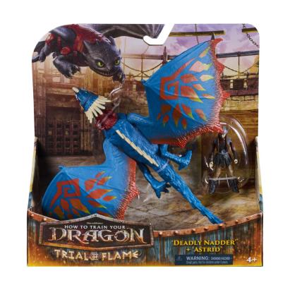 CUM SA ITI DRESEZI DRAGONUL INCERCAREA FLACARII SET DRAGON DEADLY NADDER SI FIGURINA ASTRID SuperHeroes ToysZone