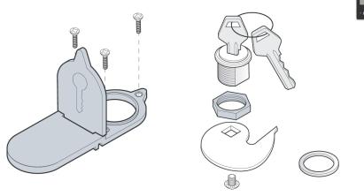 Deblocator manual cu cheie pentru OPTIMO 3, OPTIMO5, 5RI0930000 SafetyGuard Surveillance