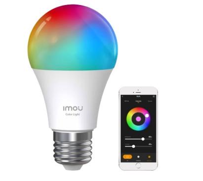 Bec inteligent Imou B5, 16 milioane de culori, 2.4G Wi-Fi, Control din aplicatie, Compatibilitate cu Alexa, Google Assistant, CL1B-5-E27 SafetyGuard Surveillance