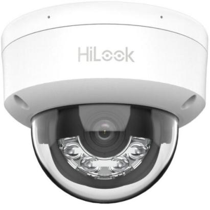 Camera supraveghere dome IP Hikvision HiLook IPC-D120HA-LU, 2MP, 2.8mm, Iluminare duala, Microfon, PoE, IP67, IK08 SafetyGuard Surveillance