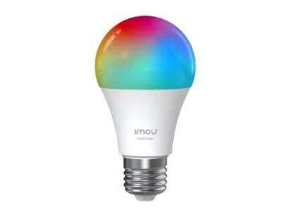 Bec inteligent Imou IOT-CL2B-MAT-EU, E27, 16 milioane culori, 806Lm, temperatura 2700K-6500K, 9W, dimmer, aplicatie mobila SafetyGuard Surveillance
