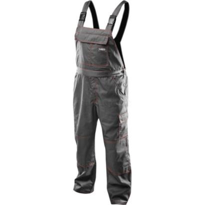 Pantalon cu pieptar de lucru gri Neo Tools 81-430 HardWork ToolsRange