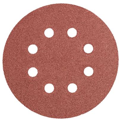 Discuri abrazive 125mm K100 5buc.cu 8 gauri GRAPHITE 55H942 HardWork ToolsRange