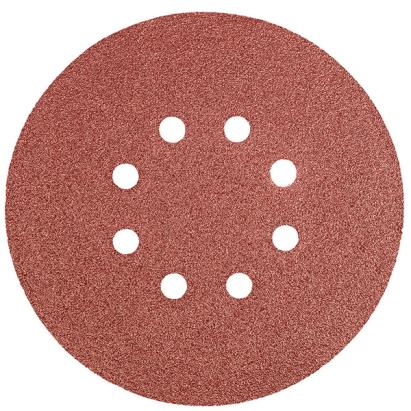 Discuri abrazive 150mm K80 5buc. cu 8 gauri GRAPHITE 55H947 HardWork ToolsRange