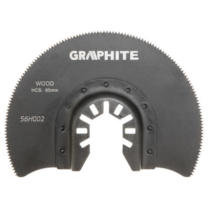 Disc semirotund pentru lemn HCS 85mm GRAPHITE 56H002 HardWork ToolsRange