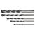 Set burghie de zidarie 4-10mm/5buc. tip fluture GRAPHITE 57H350 HardWork ToolsRange