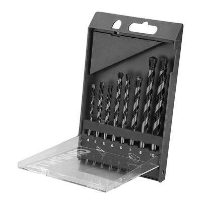 Set burghie de zidarie 4-10mm/8buc. tip fluture GRAPHITE 57H351 HardWork ToolsRange