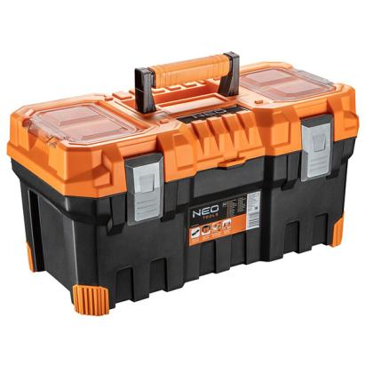 Cutie din plastic pentru scule 22" 55.4x28.6x27.6cm cu organizatori NEO TOOLS 84-114 HardWork ToolsRange