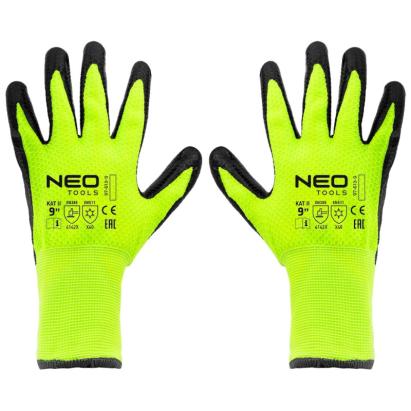 Manusi de lucru din nailon acoperit cu latex, 4142X, marimea 9 NEO TOOLS 97-613-9 HardWork ToolsRange