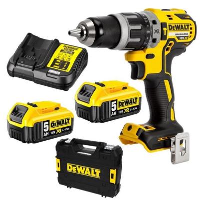 Masina de gaurit si insurubat cu percutie DeWALT DCD796P2-QW 18V XR brushless 2x5Ah HardWork ToolsRange