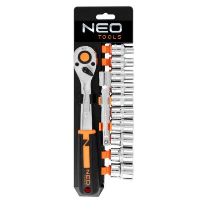 Chei tubulare 1/2", set 12 buc. NEO TOOLS 10-030 HardWork ToolsRange