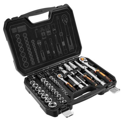 Set tubulare 1/2", 1/4", 72 buc NEO TOOLS 10-054 HardWork ToolsRange