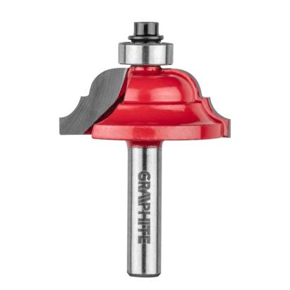 Burghiu freza pentru rotunjire decorativa, HM, 39.3x15.9mm, tija 8mm GRAPHITE 56H231 HardWork ToolsRange