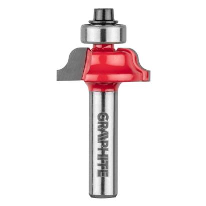 Burghiu freza pentru rotunjire decorativa, HM, 25.7x9.7mm, tija 8mm GRAPHITE 56H238 HardWork ToolsRange