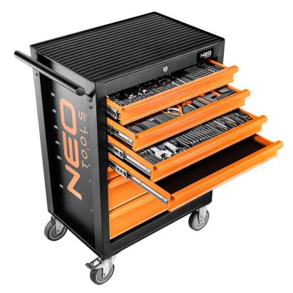 Dulap de scule, 7 sertare + 129 unelte incluse NEO TOOLS 84-222-9 HardWork ToolsRange