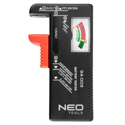 Tester de baterii si baterii reincarcabile NEO TOOLS 94-009 HardWork ToolsRange
