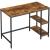 VASAGLE Birou cu 2 rafturi pe stanga sau dreapta, cadru din otel, 50x100x75cm, industrial, maro rustic si negru Household NewTrend