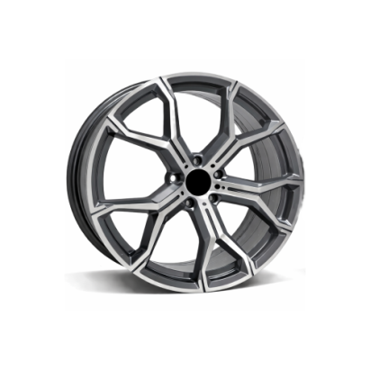 Jante PDW 22x9 fata 22x10.5 spate 5x112 ET40 ET35 gri antracit polish compatibile BMW Cod: LC5445F12 NX / LC5445R95 NX Automotive TrustedCars