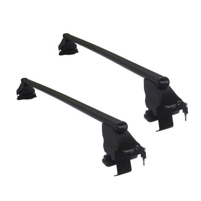 Set bare transversale portbagaj din otel marca Twinny Load TL S48, kit complet cu bare, suporti si antifurt cu cheie, Seat Mii 2012- 5 Usi, Skoda Citigo 2012- 5 Usi, Volkswagen Golf 7 2012- 5 Usi, VW Up! 2012- 5 Usi AutoDrive ProParts