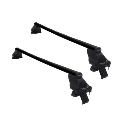 Set bare transversale portbagaj din otel marca Twinny Load TL S45, Fiat 500L 199 2012- MPV, 500L Living 199 2013- MPV; 500L Trekking 199 2012- MPV, Peugeot 308 2 T9 2013- 5 Usi; kit complet cu bare, suporti si antifurt cu cheie AutoDrive ProParts