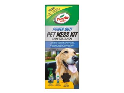 Kit curatare interior masina Turtle Wax Power Out Pet Mess Kit ( solutie curatat, solutie eliminare miros, burete curatat par animale) AutoDrive ProParts