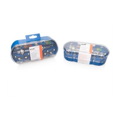 Set becuri rezerva H1 + H7 55W ,Trusa becuri Auto + Sigurante Vecta 19 piese AutoDrive ProParts