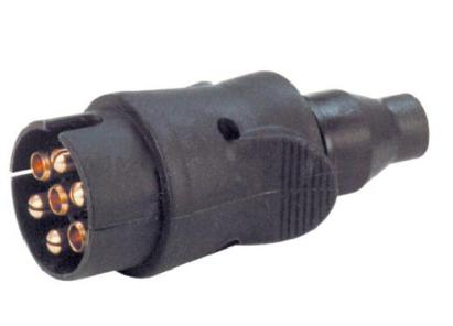 Fisa remorca auto BestAutoVest 12V, 7 pini, cu manson cauciuc pentru etansare 1 buc AutoDrive ProParts