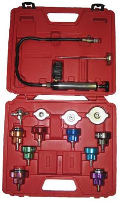 Tester presiune radiator racire motor pompa cu manometru termometru adaptori radiator apa AutoDrive ProParts