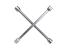 Cheie cruce pentru roti Carpoint cu 4 capete de 17-19-21-22mm AutoDrive ProParts